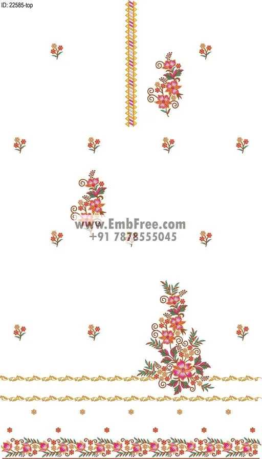 dress single head embroidery design-ID:22585