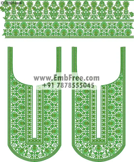 neck embroidery design-ID:22601