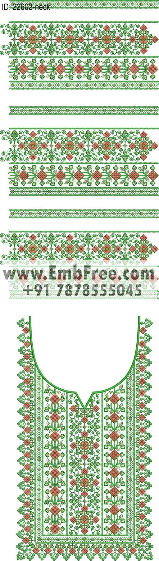 neck embroidery design-ID:22602