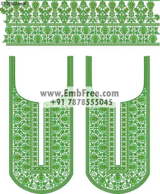 neck embroidery design-ID:22603