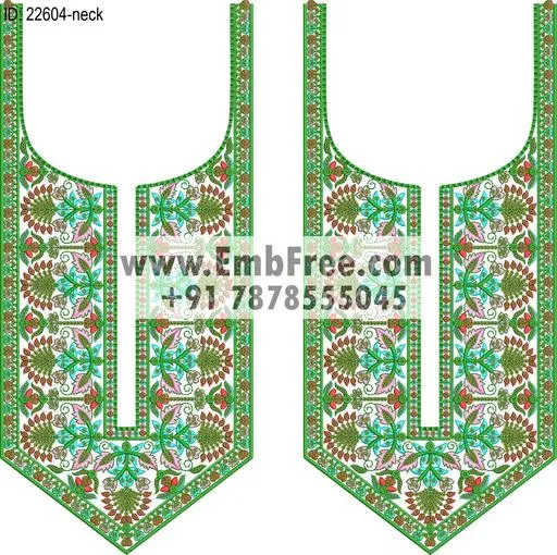 neck embroidery design-ID:22604