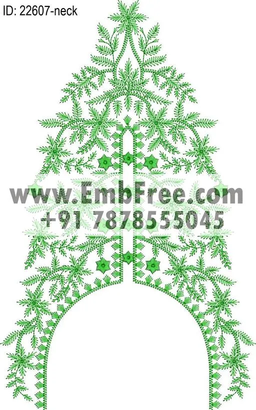 neck embroidery design-ID:22607