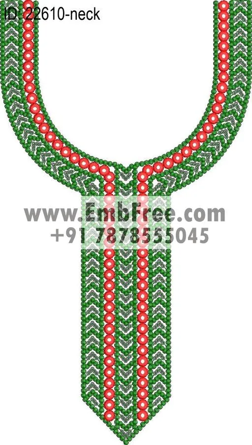 neck embroidery design-ID:22610