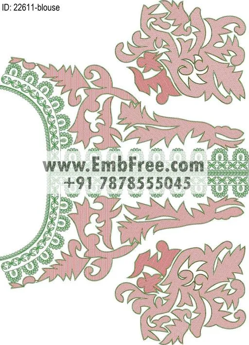 blouse embroidery design-ID:22611