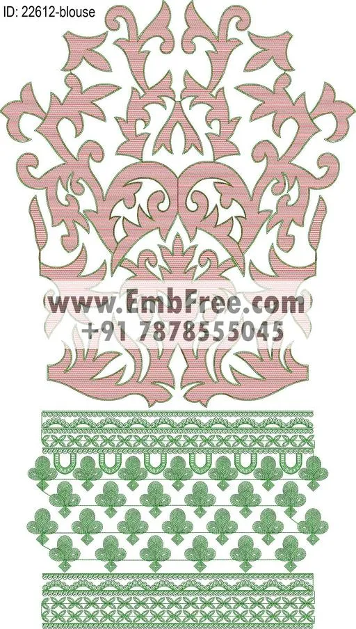 blouse embroidery design-ID:22612