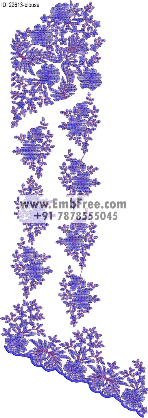 blouse embroidery design-ID:22613