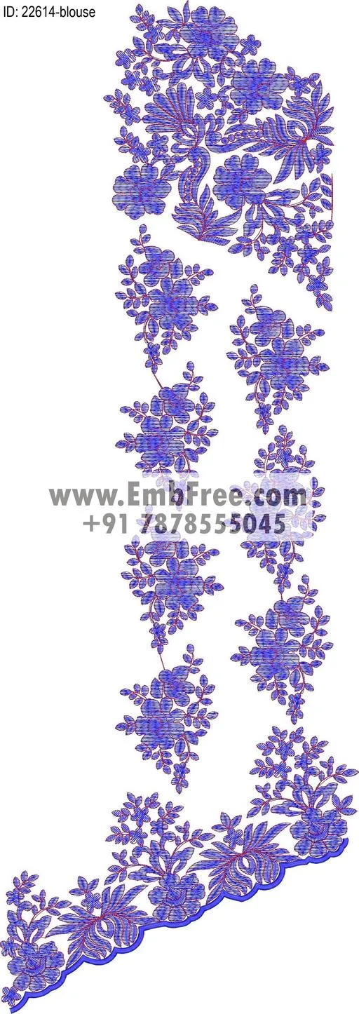 blouse embroidery design-ID:22614