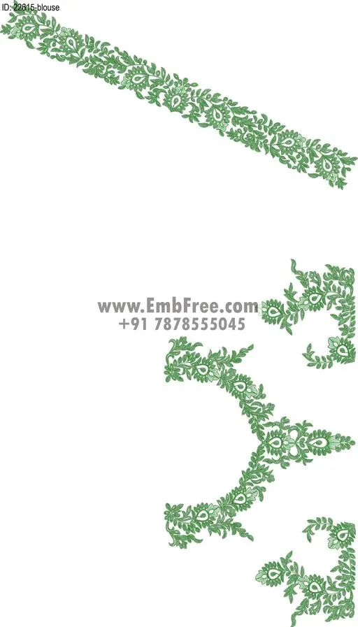 blouse embroidery design-ID:22615