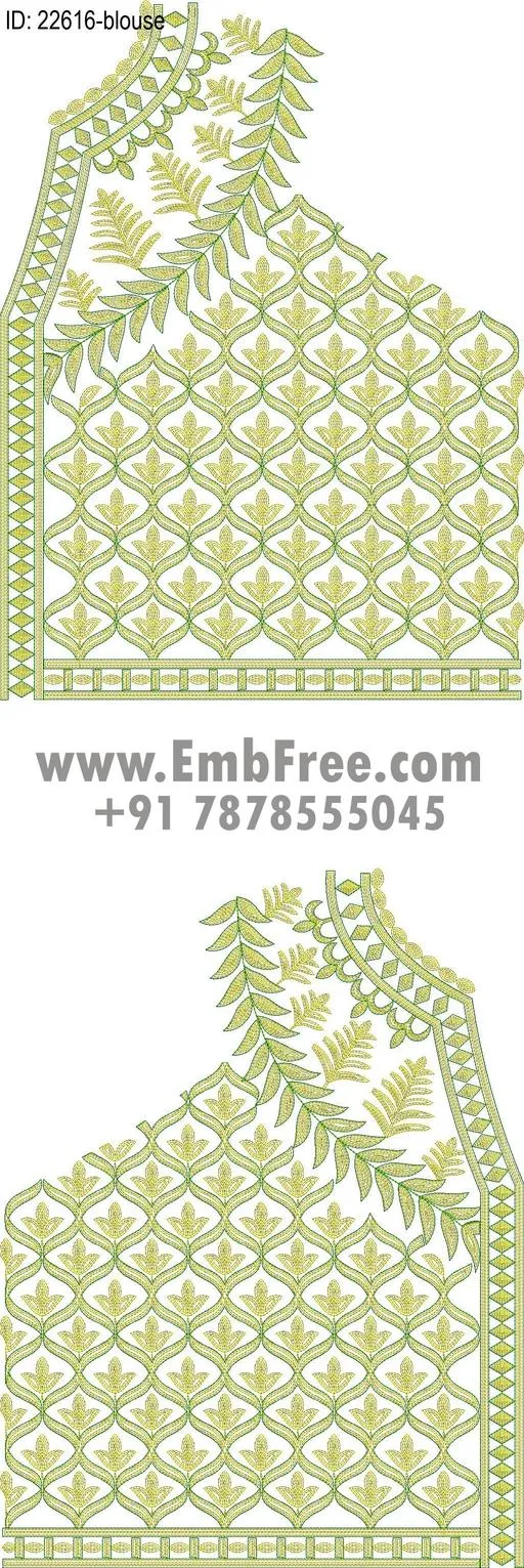 blouse embroidery design-ID:22616