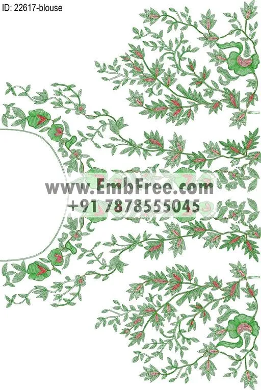 blouse embroidery design-ID:22617