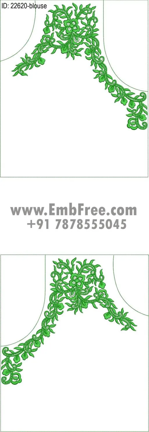 blouse embroidery design-ID:22620
