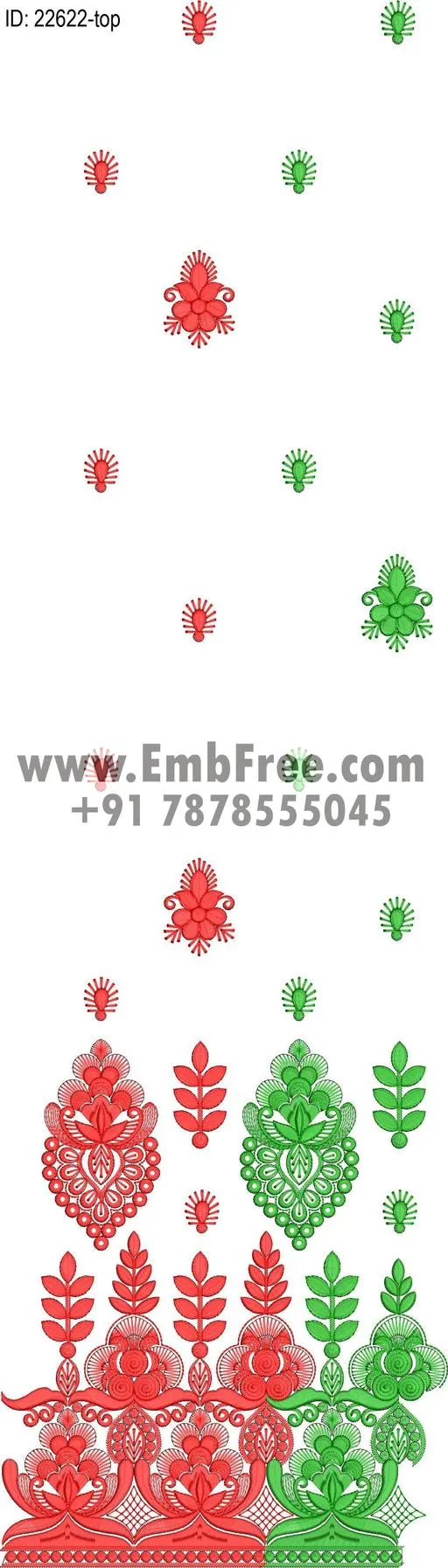 dress single head embroidery design-ID:22622