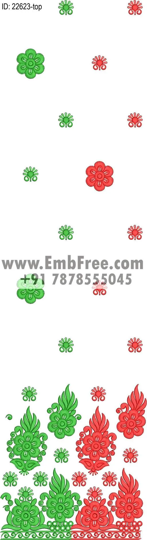 dress single head embroidery design-ID:22623