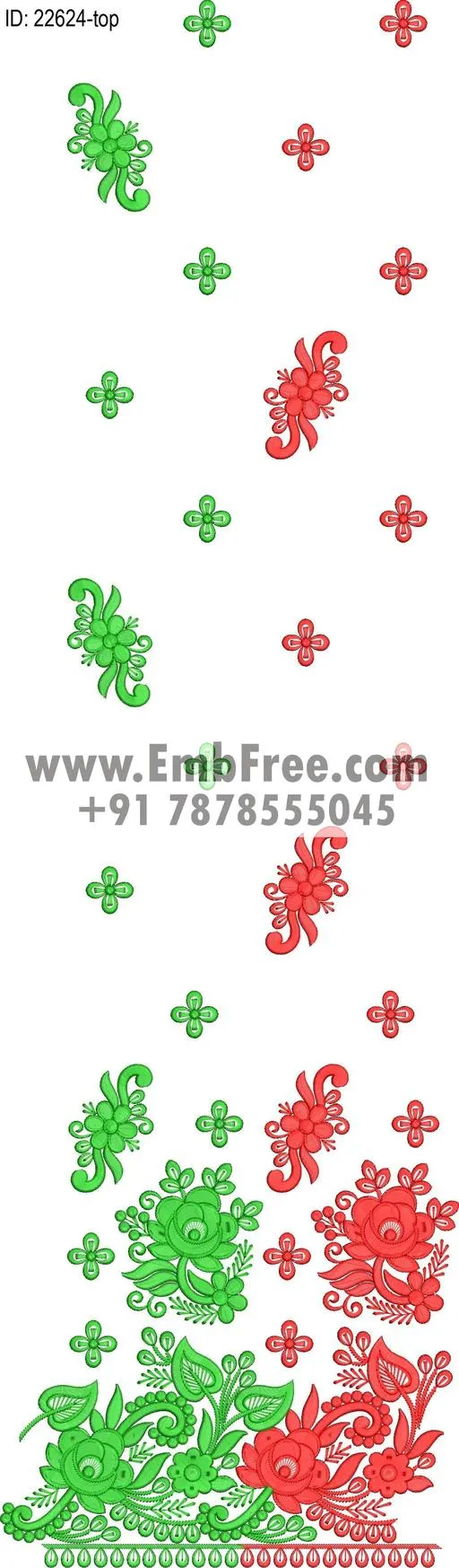 dress single head embroidery design-ID:22624
