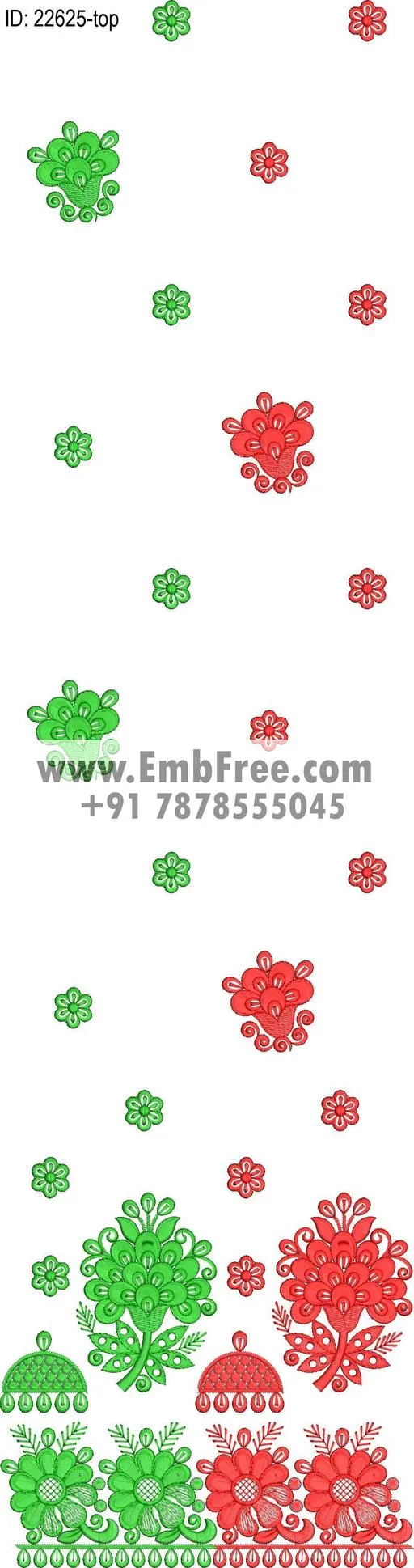 dress single head embroidery design-ID:22625