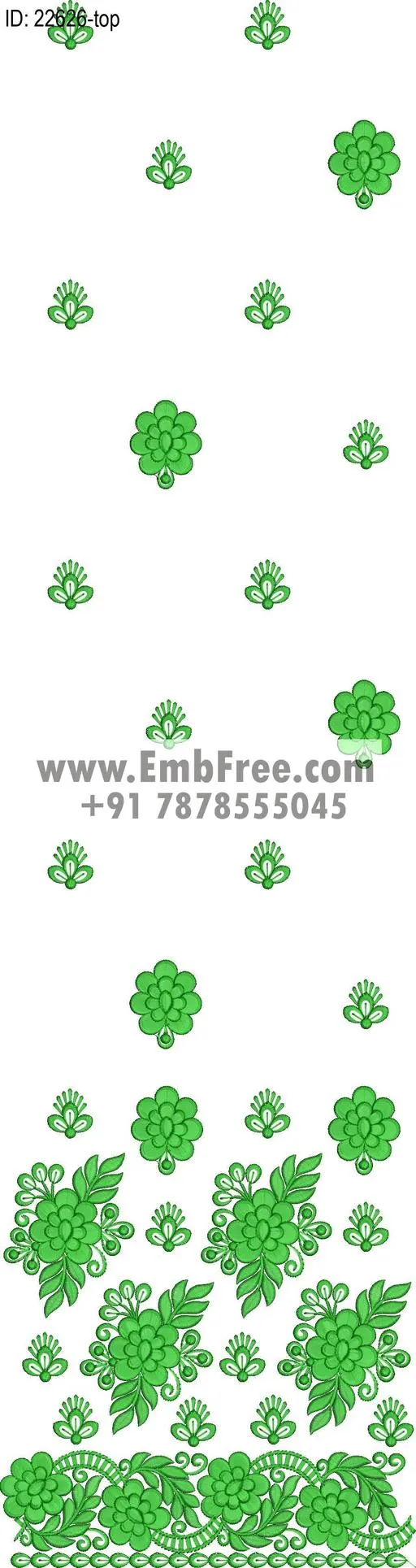 dress single head embroidery design-ID:22626