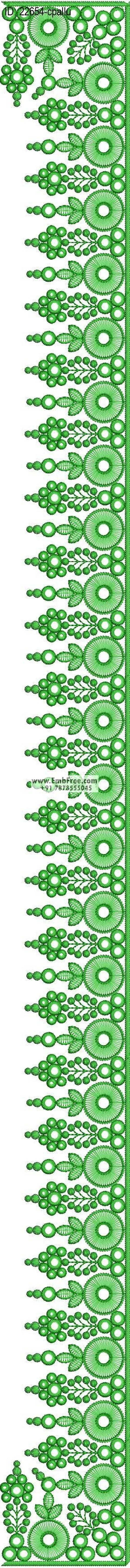 saree cpallu embroidery design