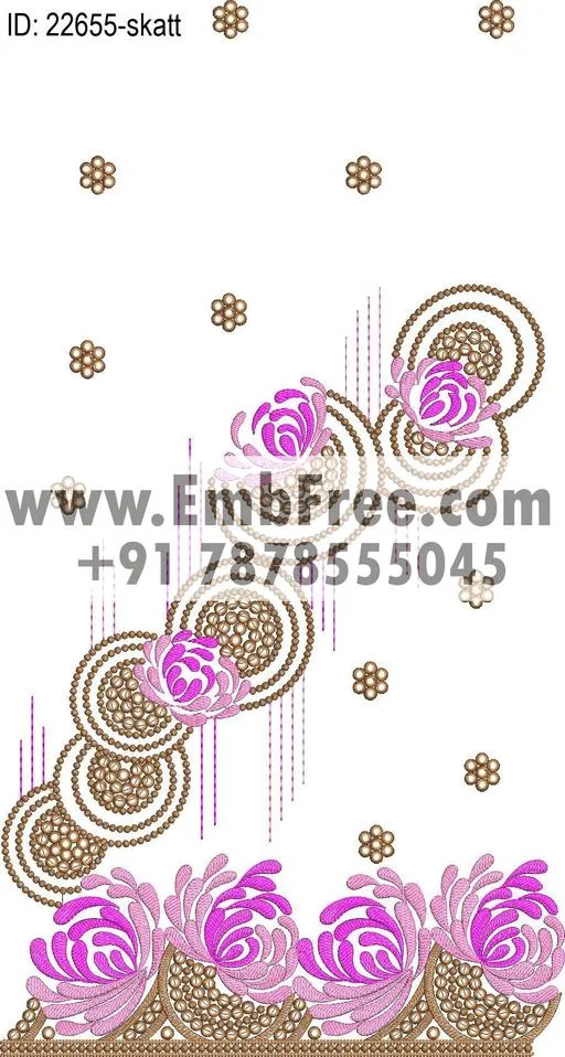 saree cpallu embroidery design thumbnail 3