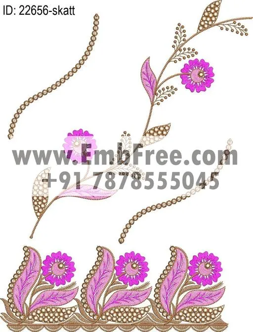 saree cpallu embroidery design thumbnail 3