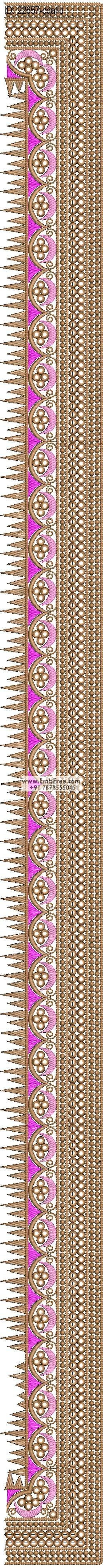 saree cpallu embroidery design
