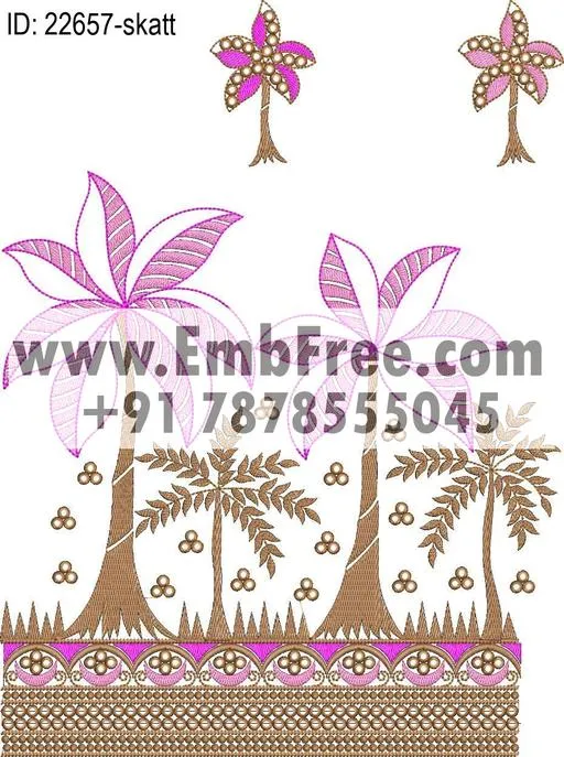 saree cpallu embroidery design thumbnail 3