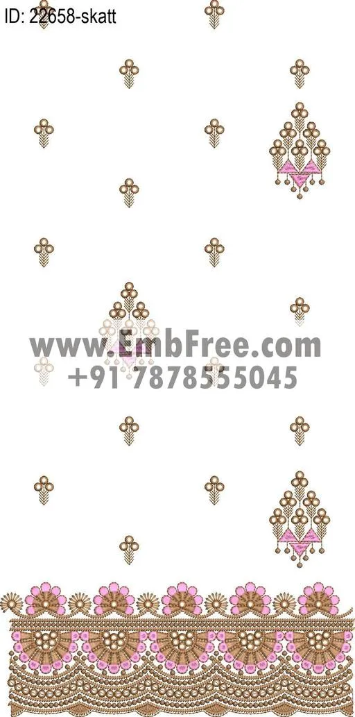 saree cpallu embroidery design thumbnail 3