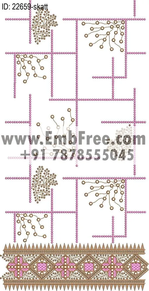 saree cpallu embroidery design thumbnail 3