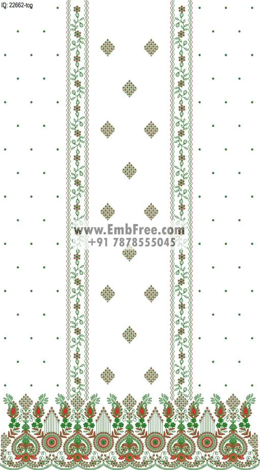 Embroidery Designs for dress id:22662