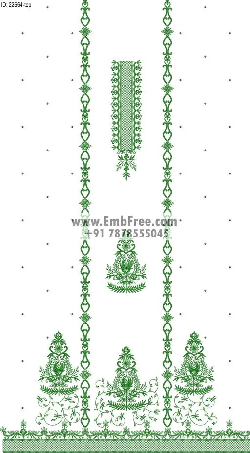 Embroidery Designs for dress id:22664