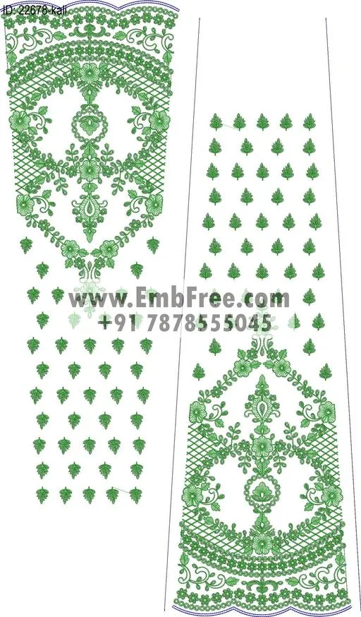 lahenga embroidery design-ID:22678