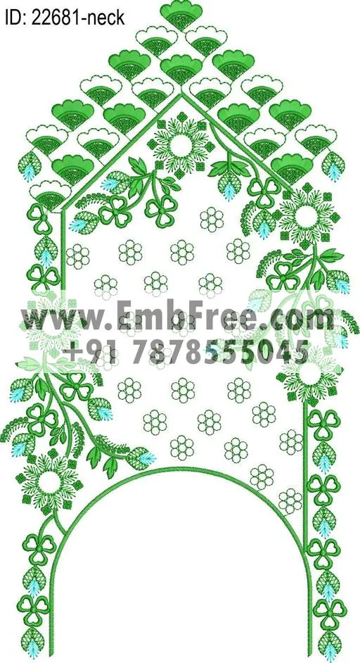 neck embroidery design-ID:22681