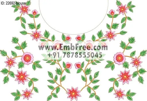 blouse embroidery design-ID:22692