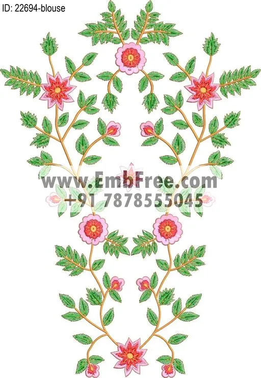 blouse embroidery design-ID:22694