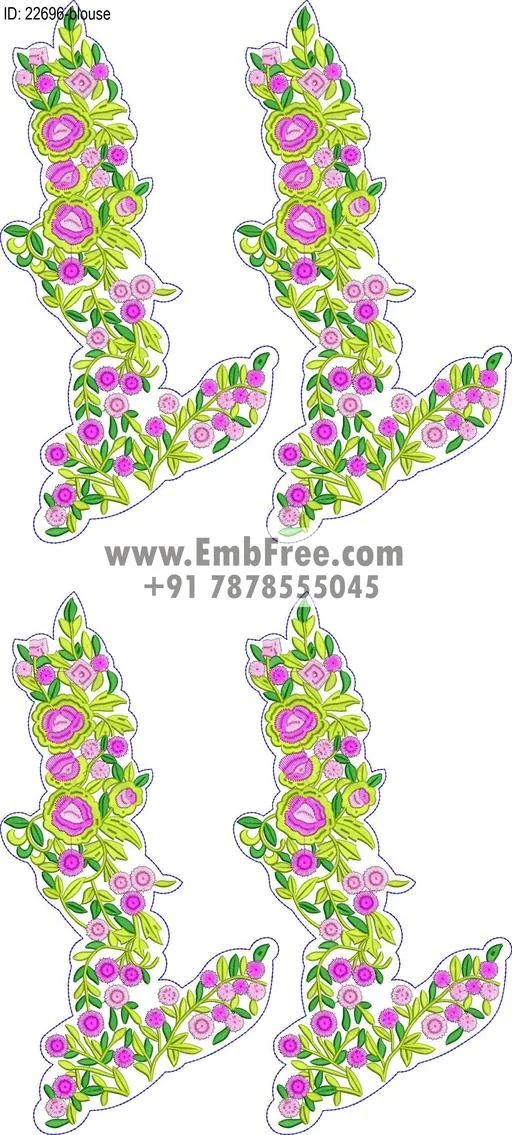 blouse embroidery design-ID:22696