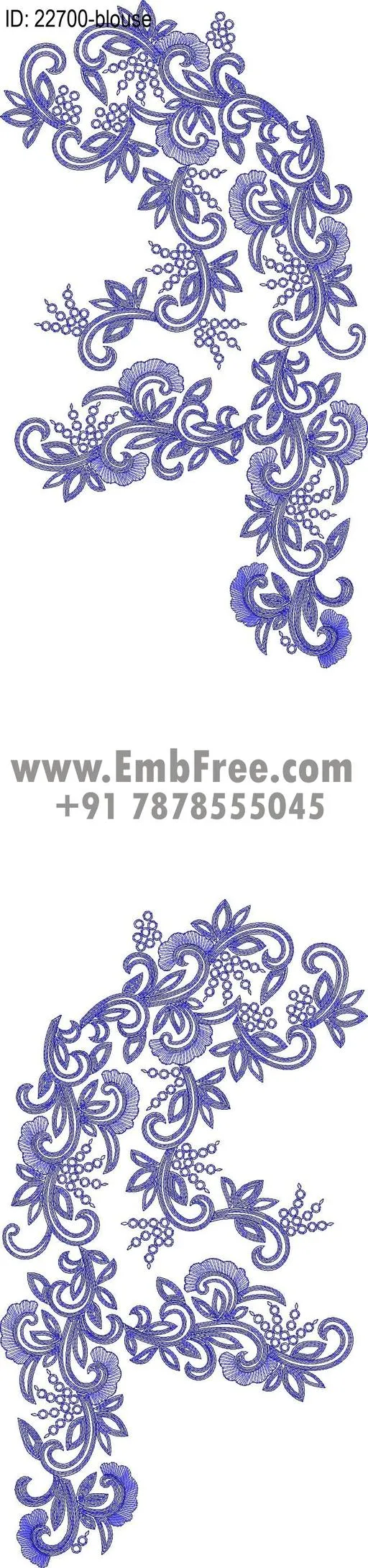 blouse embroidery design-ID:22700