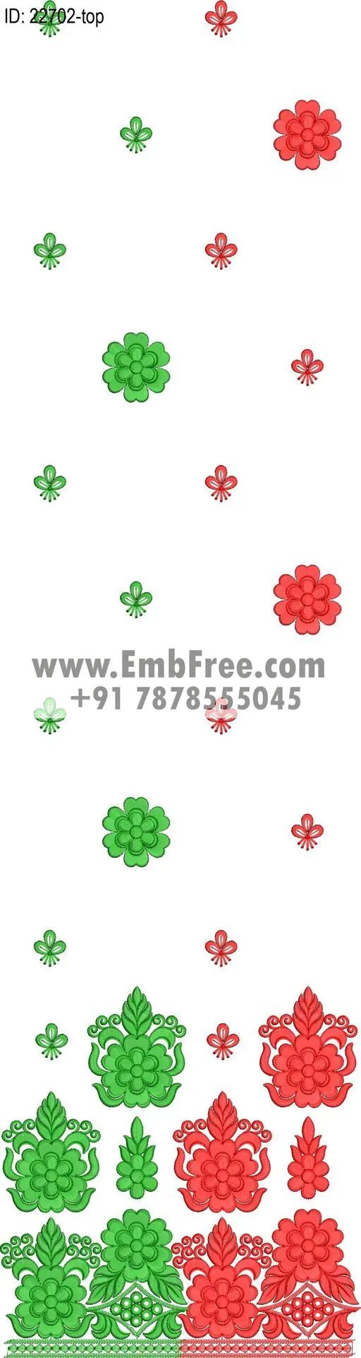 Embroidery Designs for dress id:22702