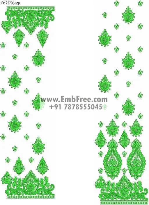 top dupatta embroidery design-ID:22705