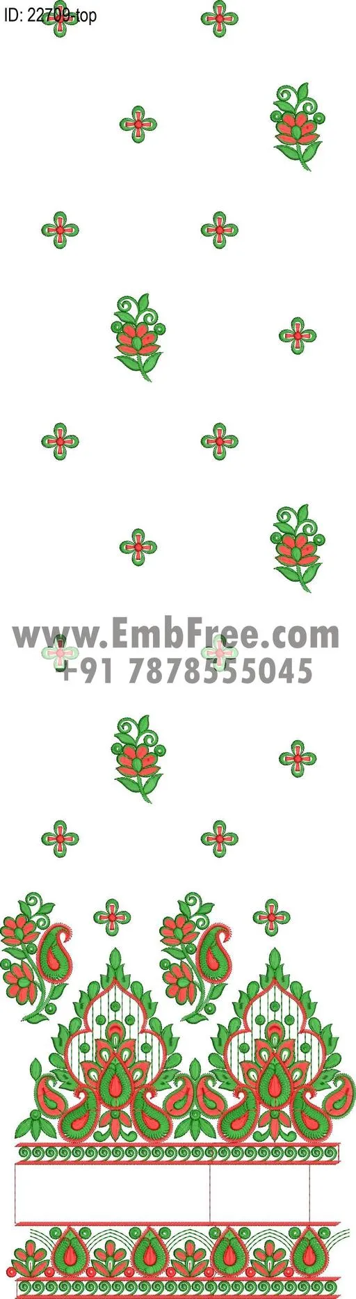 Embroidery Designs for dress id:22709