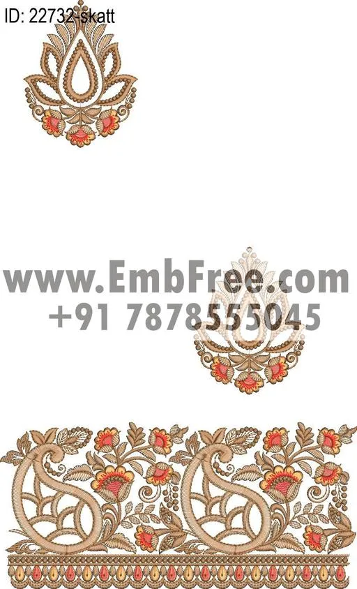 saree cpallu embroidery design thumbnail 3