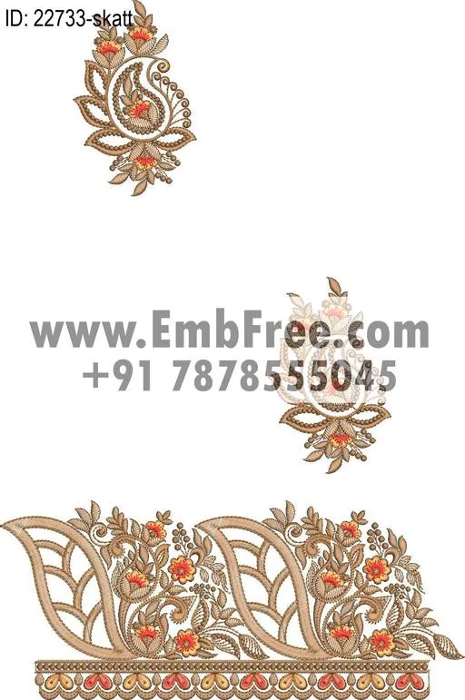saree cpallu embroidery design thumbnail 3