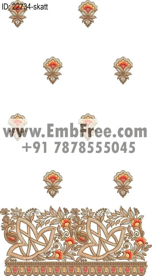 saree cpallu embroidery design thumbnail 3