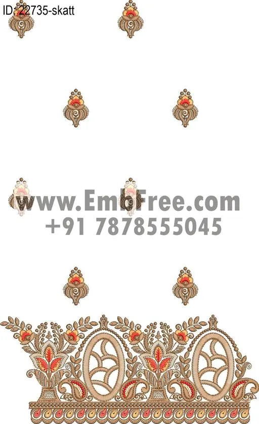 saree cpallu embroidery design thumbnail 3