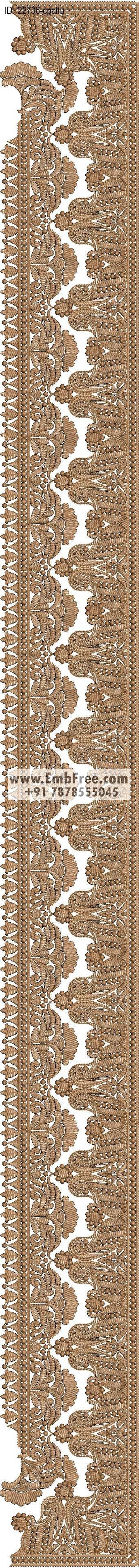 saree cpallu embroidery design
