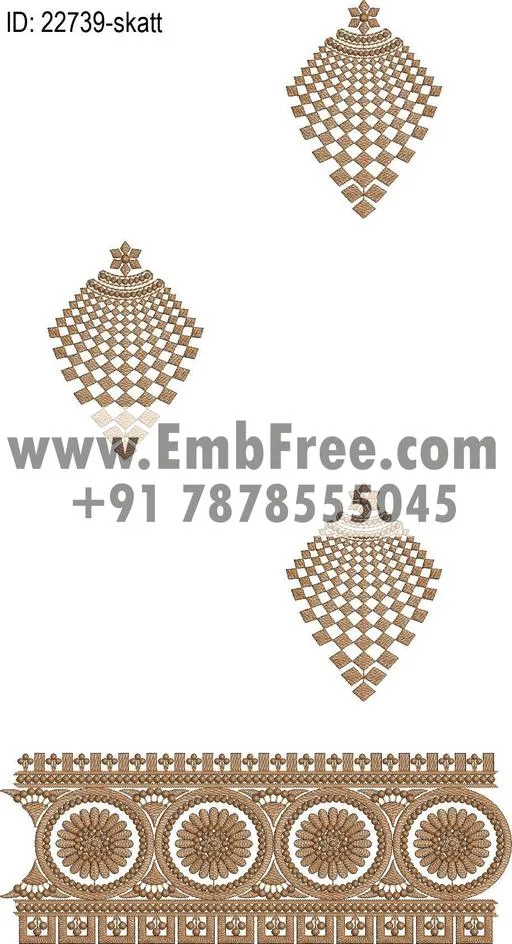 saree cpallu embroidery design thumbnail 3