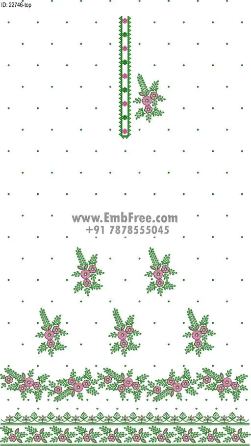 Embroidery Designs for dress id:22746