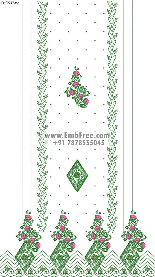 Embroidery Designs for dress id:22747