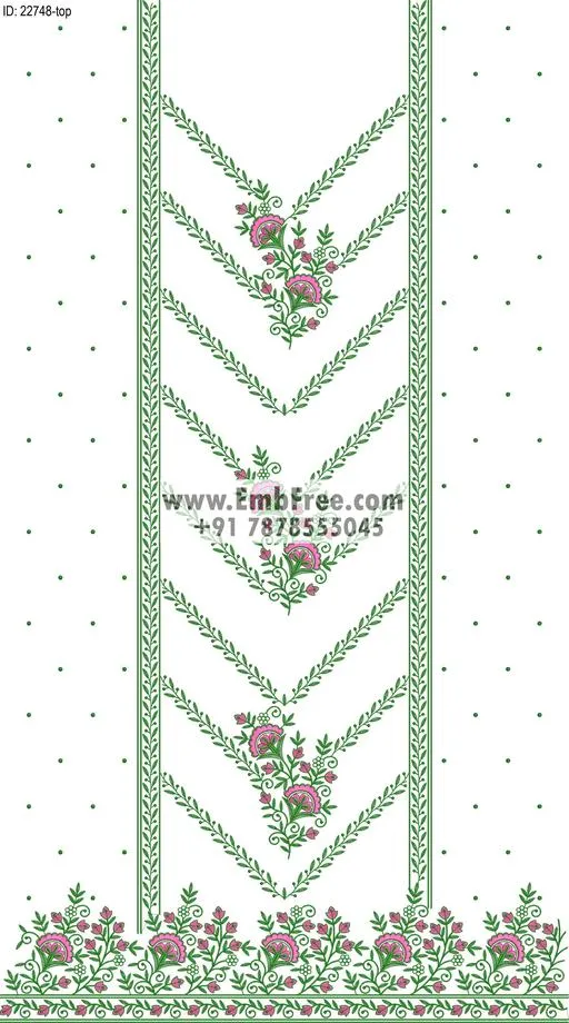 Embroidery Designs for dress id:22748