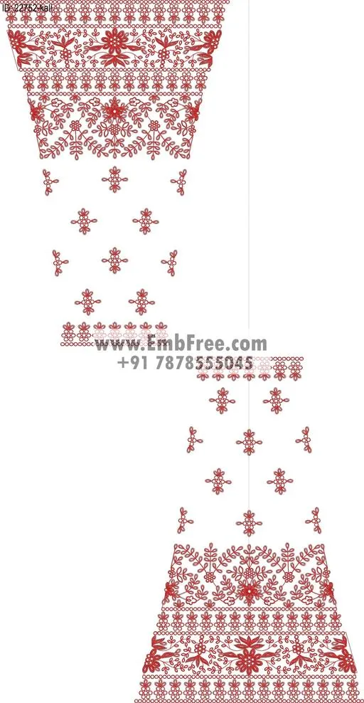 lahenga embroidery design-ID:22752