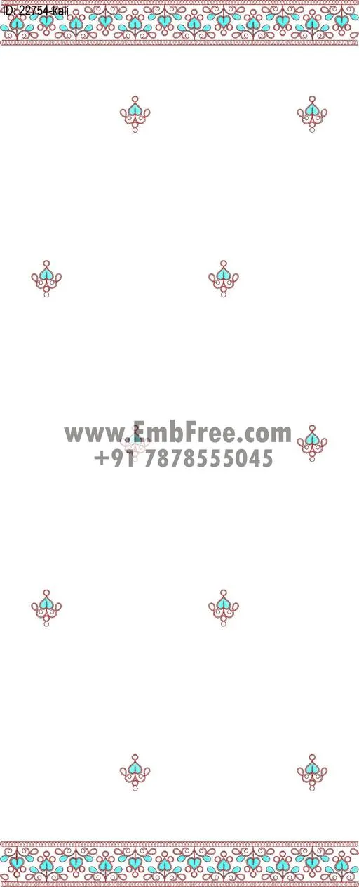 lahenga embroidery design-ID:22754