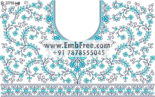 lahenga embroidery design-ID:22755